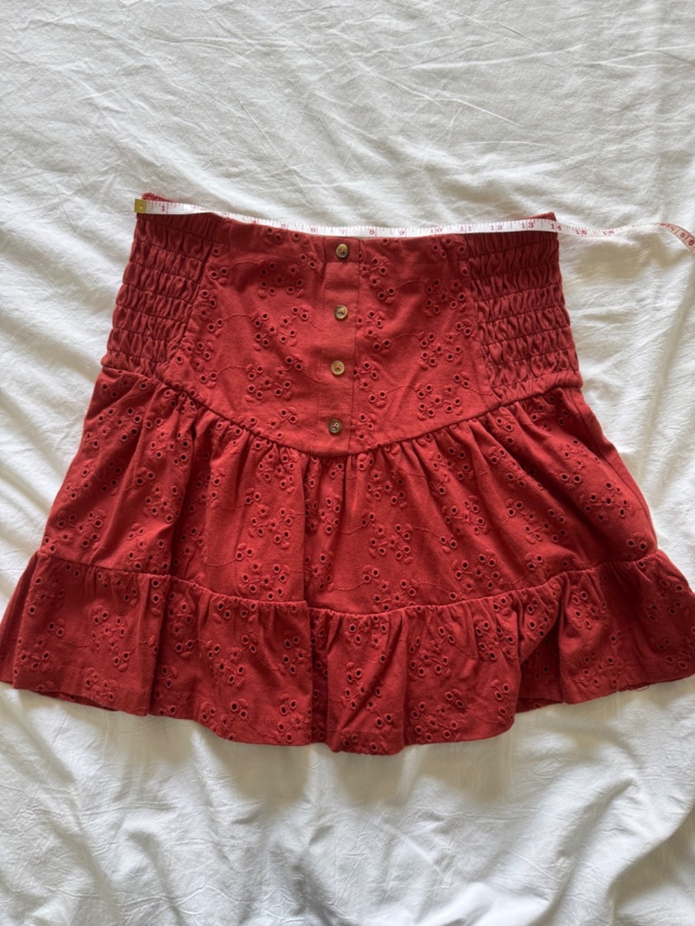 ASOS Red Mini Skirt - Picture 3 of 5